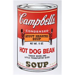 Andy Warhol, Campbell's Soup II: Hot Dog Bean, Serigraph