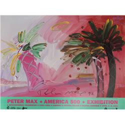 Peter Max, America 500 Exhibition, No. 2, Poster