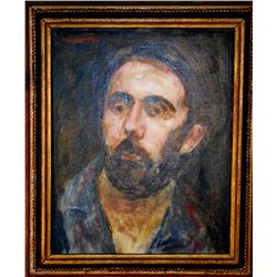 Thomas Strickland, Self-Portrait, Acrylic Painting