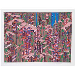 Risaburo Kimura, City 366, Serigraph