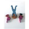 Image 2 : William Accorsi, Three Acrobats, 3 Piece Wood Puzzle Sculpture