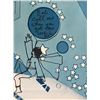 Image 2 : Peter Max, Pan Am 747, Blueprint Proof Poster with Self-Portrait Marker Drawing