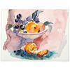 Image 1 : Eve Nethercott, Still Life with Fruit, Watercolor Painting