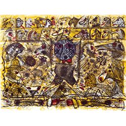 Roy De Forest, Walking, Lithograph