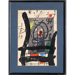 Joan Miro, Cartons II from Derriere le Miroir, Lithograph