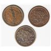 Image 1 : SET OF (3) 1846 CENTS: