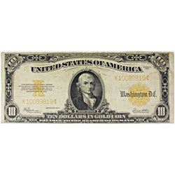 1922 $10.00 GOLD NOTE