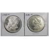 Image 1 : TWO MORGAN DOLLARS: