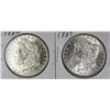 Image 1 : TWO MORGAN DOLLARS: