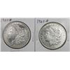 Image 1 : TWO MORGAN DOLLARS: