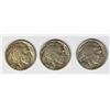 Image 1 : LOT OF THREE BUFFALO NICKELS