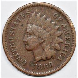 1869/69 INDIAN CENT