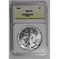 1988 AMERICAN SILVER EAGLE