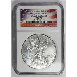 2012 -W AMERICAN SILVER EAGLE