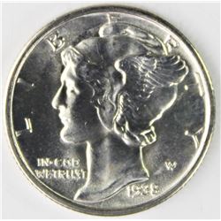 1938-S MERCURY DIME