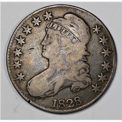 1828 BUST HALF DOLLAR