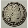 Image 1 : 1904-S BARBER HALF DOLLAR