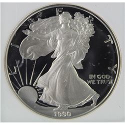 1990-S AMERICAN SILVER EAGLE