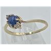Image 1 : 10K YELLOW GOLD STAR SAPPHIRE RING