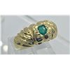 Image 3 : 14K YELLOW GOLD EMERALD RING