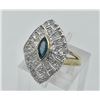 Image 1 : 14K YELLOW GOLD SAPPHIRE RING