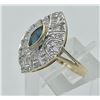 Image 2 : 14K YELLOW GOLD SAPPHIRE RING