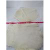Image 1 : LOT OF 2 RABBIT PELTS (WHITE) * 13"X10" & 12" X 12"*