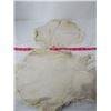 Image 2 : LOT OF 2 RABBIT PELTS (WHITE) * 13"X10" & 12" X 12"*