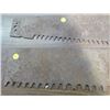 Image 2 : LOT OF 2 SAW BLADES WITHOUT HANDLES (66" X 6", 54" X 5")