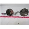 Image 2 : LOT OF ASSORTED CHROME MIRRORS AND MISC PIECES