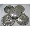 Image 1 : LOT OF 5 ASSORTED METAL HUBCAPS