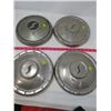 Image 2 : LOT OF 5 ASSORTED METAL HUBCAPS