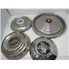 Image 1 : LOT OF 4 METAL HUBCAPS