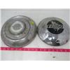 Image 2 : LOT OF 4 METAL HUBCAPS