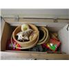 Image 2 : CHEST WITH ASSORTED CONTENTS (LOTS OF GOODIES) * 29.5" X 17" X 16"*