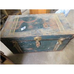 METAL CHEST (36" X 20" X 19")