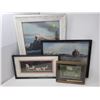 Image 1 : 4 ASSORTED PICTURES/PAINTINGS