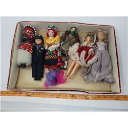 LOT OF 6 CELLULOID DOLLS