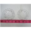 Image 4 : LOT OF 3 CRYSTAL PIECES (CANDY DISH WITH LID) *RING HOLDER WITH LID* (CREAM PITCHER)