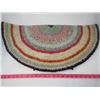 Image 3 : HOOKED RUG (HANDMADE) *29" DIAMETER*