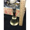 Image 3 : FRUIT BOX MISC LOT (POLAROID, FIXTURE, JARS, BRASS BELL ETC…)