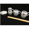 Image 1 : POTTERY LOT (BUCHAN, SCOTLAND MUGS AND CREAM AND SUGAR)