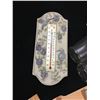 Image 4 : MISC LOT (ROYALTY GLASSES, CALENDAR, THERMOMETER, WEDGEWOOD SERVING SET)