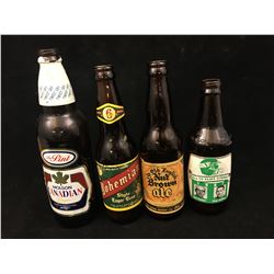 LOT OF BEER BOTTLES (ROUGHRIDERS, MOLSON, ETC..) *VINTAGE*