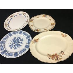 LOT OF ASSORTED PLATES AND PLATTERS