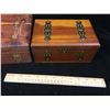 Image 3 : LOT OF WOODEN TRINKET BOXES