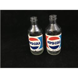 LOT OF 2 PEPSI BOTTLES (VINTAGE)  *300ML*