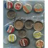 Image 2 : LOT OF CORK LINED BOTTLE CAPS (MOUNTAIN DEW, CRUSH, PEPSI) *VINTAGE*