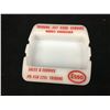 Image 1 : MILK GLASS ADVERTISING ASHTRAY (ESSO) *TRIBUNE SASK*