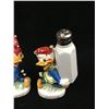 Image 3 : 1958 WALTER LANTZ KNOTHEAD AND SPLINTER WOODPECKER SALT AND PEPPER SHAVERS ( HAVE REPAIRS)
